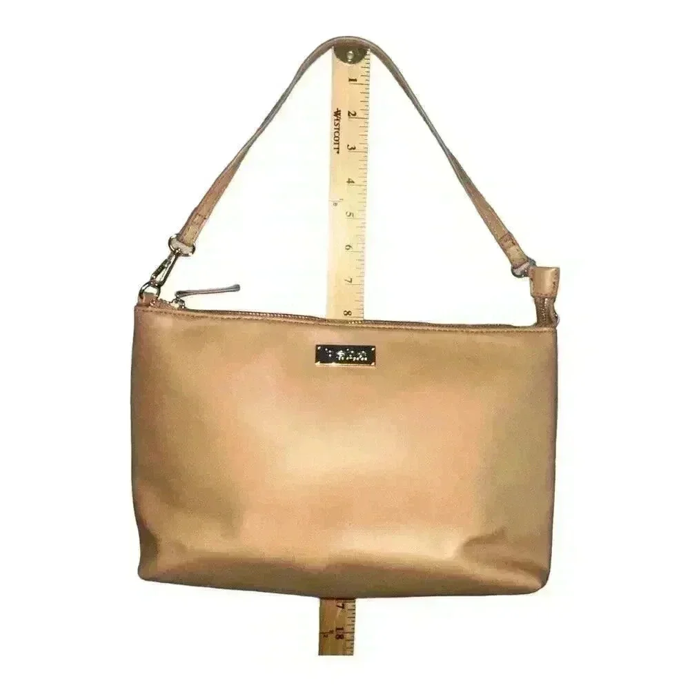 Bebe Tan Small Shoulder Purse